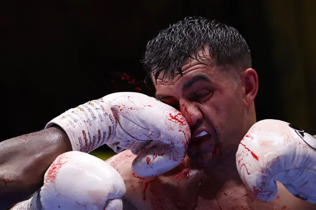 Ekow Essuman punches Jack Catterall