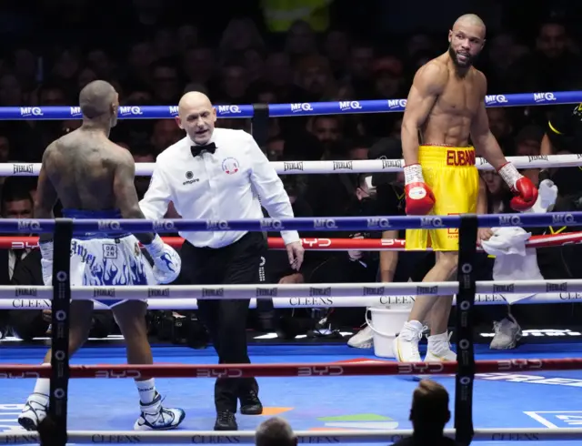 Benn and Eubank stare each other down