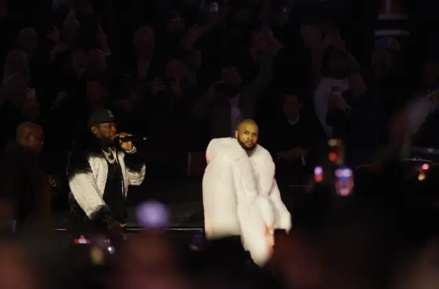 Chris Eubank Jr with 50 Cent