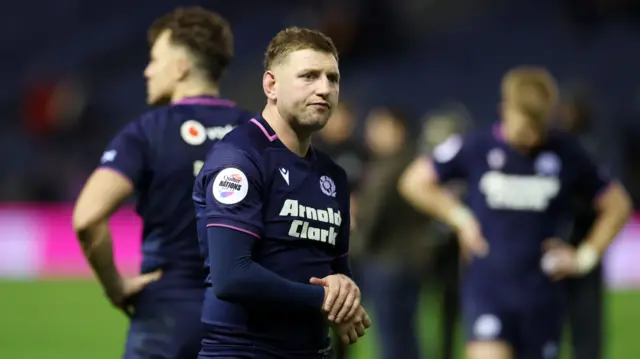 Finn Russell looks dejected