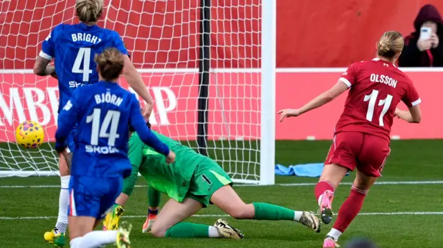 Olsson goal against Chelsea