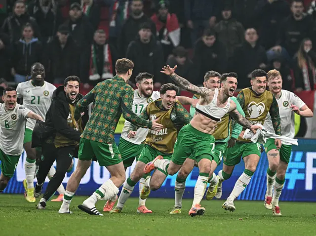 Troy Parrott celebrates