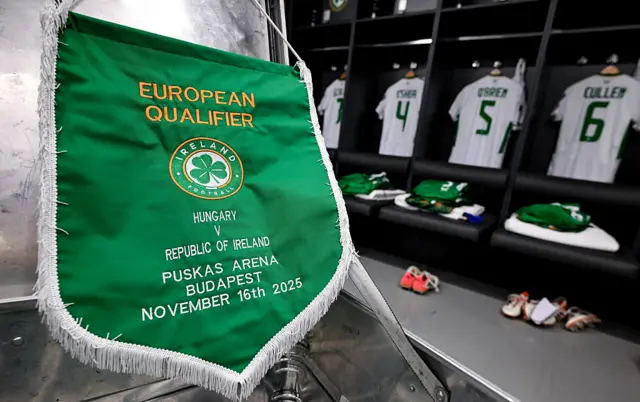 Republic of Ireland dressing room