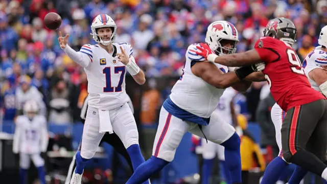 Josh Allen of the Buffalo Bills in the NFL