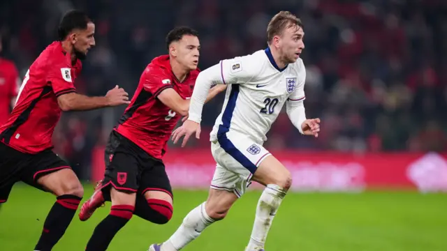 Albania v England action