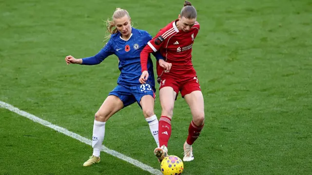 Liverpool v Chelsea action