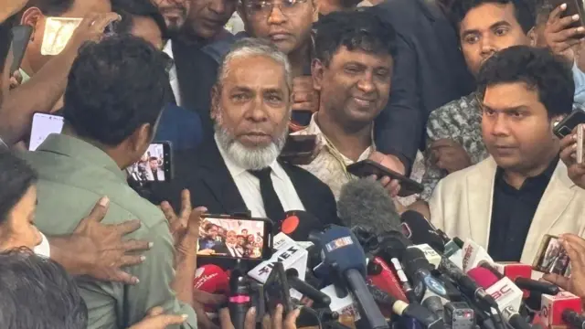 Hasina's state-appointed lawyer Mohammad Amir Hossain said he is "[wishes] the verdict had been different"