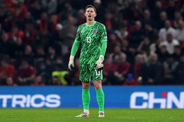 Dean Henderson of England