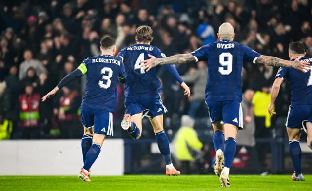 Scott McTominay celebrates