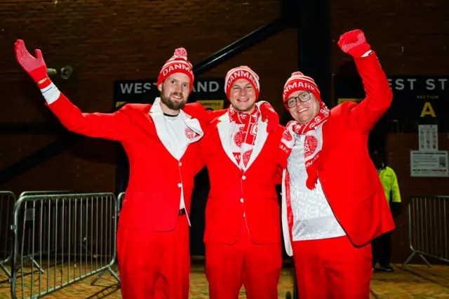 Denmark fans
