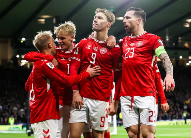 Denmark celebrate