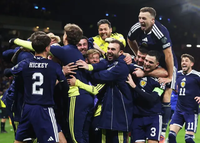 Scotland celebrate