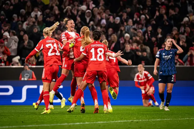 Bayern Munich celebrate a goal