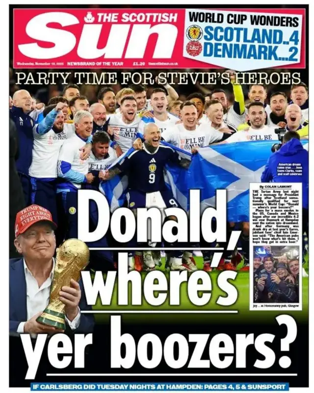 sun front page