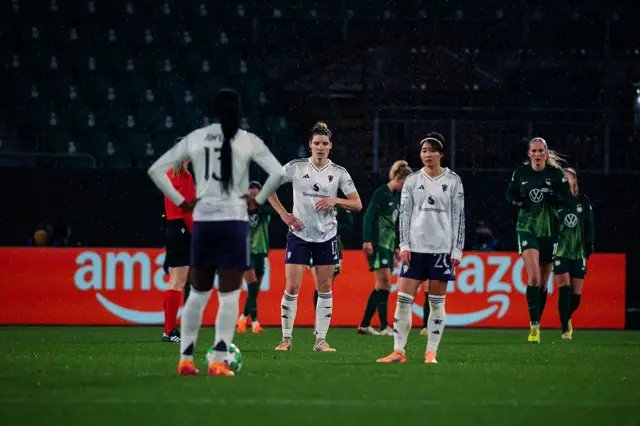 Utd players stand stunned