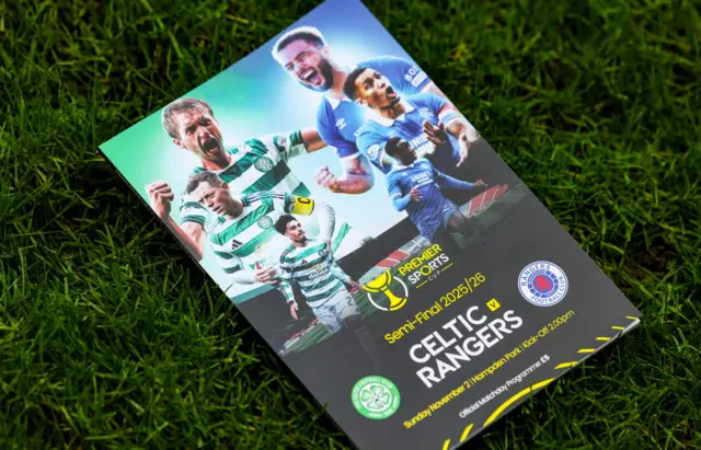 Celtic v Rangers match programme