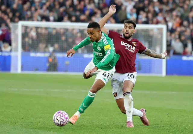 Jacob Ramsey and Lucas Paqueta