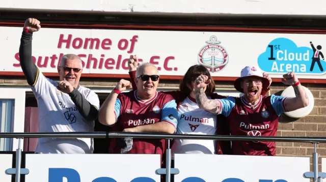 South Shields fans