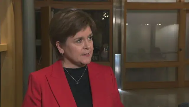 Former First Minister Nicola Sturgeon