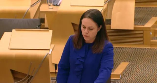 Scotland's Deputy First Minister Kate Forbes gives the Scottish government response to the pandemic