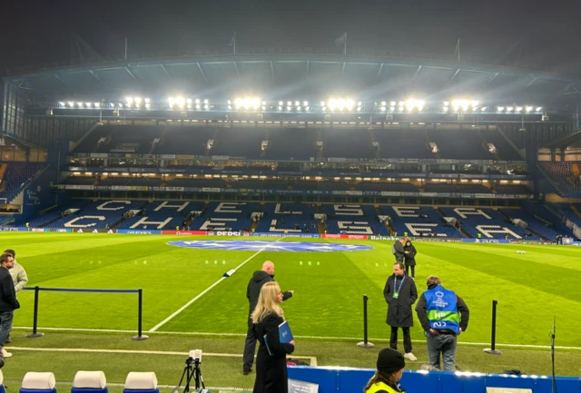 Stamford Bridge before kick-off