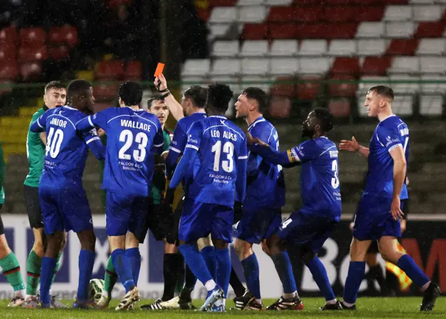 Johnny Russell sent off