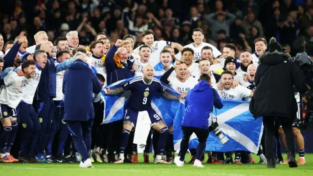 Scotland celebrate