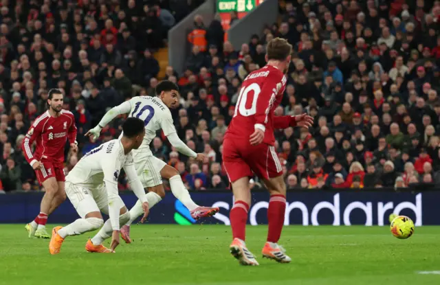 Nottingham Forest's Morgan Gibbs-White scores their third goal