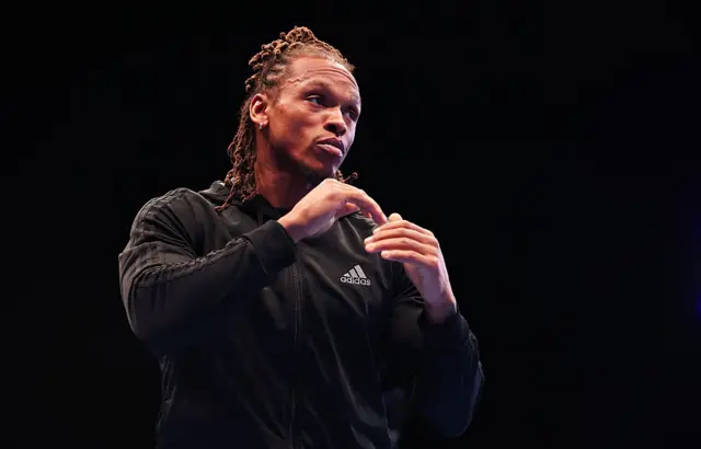 Anthony Yarde holds up his hands