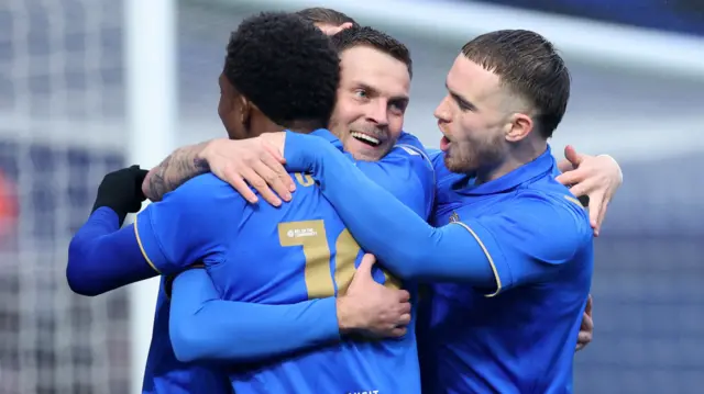 Birmingham celebrate scoring