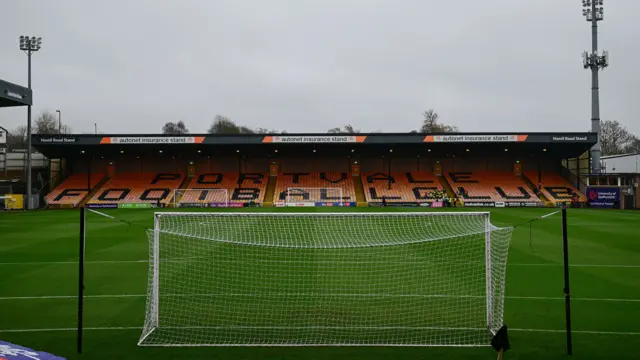 Vale Park before kick-off