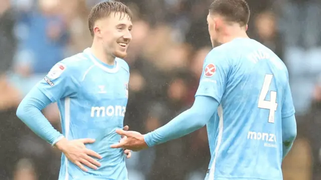 Coventry celebrate scoring
