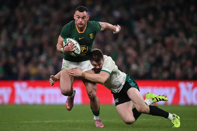 Garry Ringrose tackles