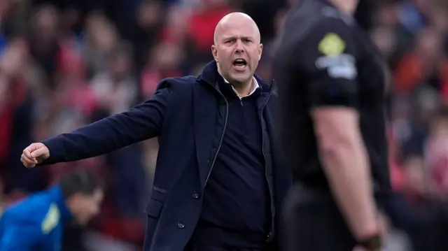 Arne Slot at Anfield