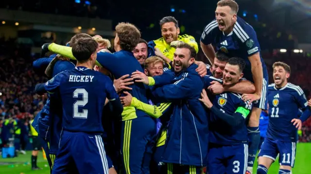 Scotland celebrate