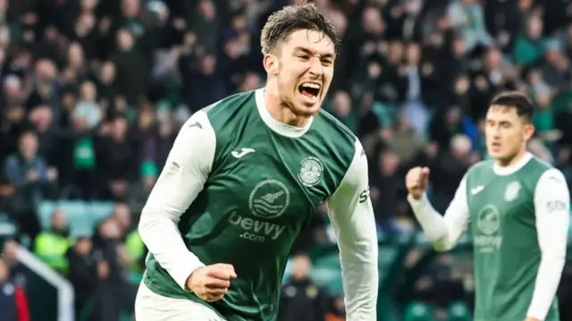 Kieron Bowie celebrates