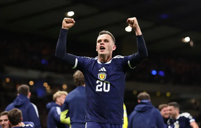 Scotland striker Lawrence Shankland