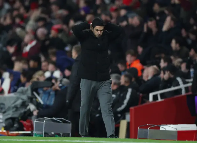 Arsenal manager Mikel Arteta