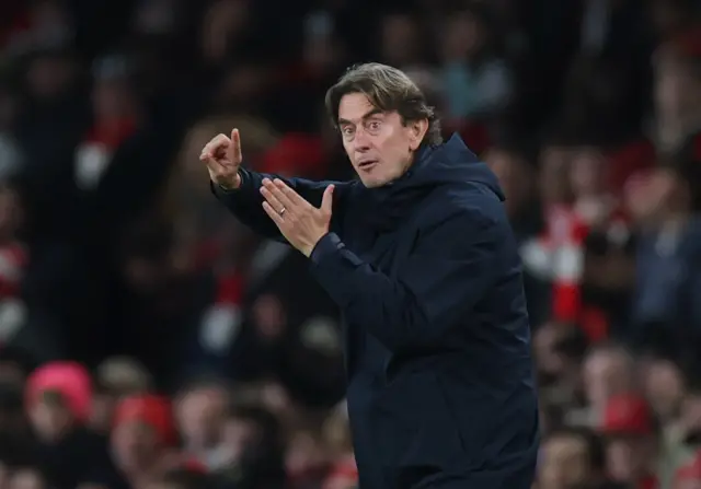 Tottenham Hotspur manager Thomas Frank.