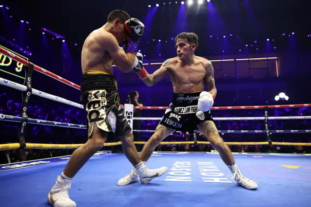 Jesse Rodriguez punches Fernando Martinez