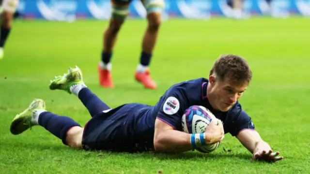 George Horne scores for Scotland