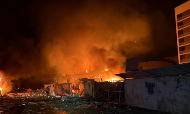 Kharkiv Mayor Ihor Terkhov shared images from the scene of one of the attacks