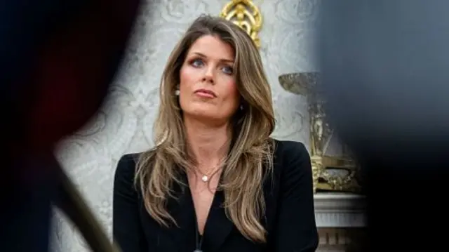 Halligan standing in the Oval Office