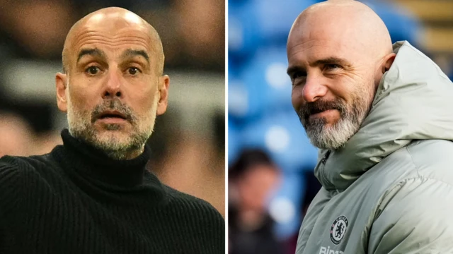 Pep Guardiola and Enzo Maresca