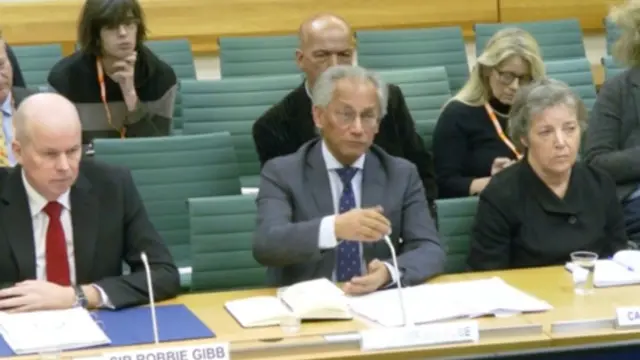 Robbie Gibb, Samir Shah and Caroline Thomson