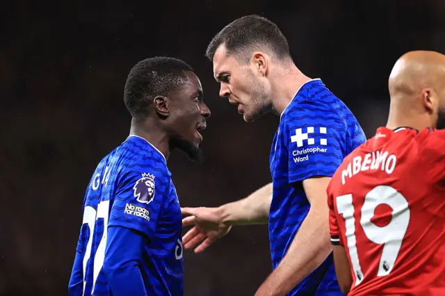 Michael Keane and Idrissa Gueye