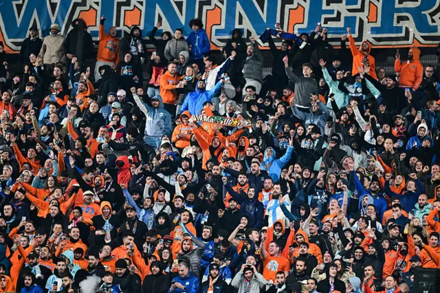 A general view during the UEFA Champions League 2025/26 League Phase MD5 match between Olympique de Marseille and Newcastle United FC at Stade de Marseille on November 25, 2025 in Marseille, France.