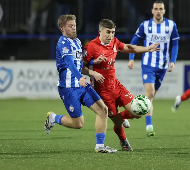 Coleraine 0-2 Larne