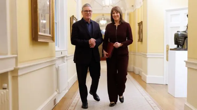 Keir Starmer and Rachel Reeves in Number 10