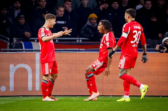 Benfica celebrate a goal